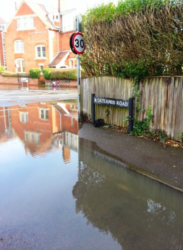 Flooding in Oatlands Road Winter 2014 Flooding in Oatlands Road Winter 2014